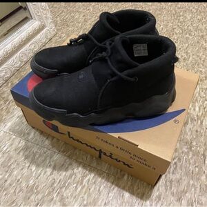 Champion Black Chukka Boots for Youth EUC (worn once)